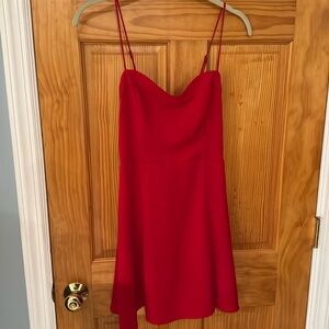 Abercrombie sweetheart red mini dress